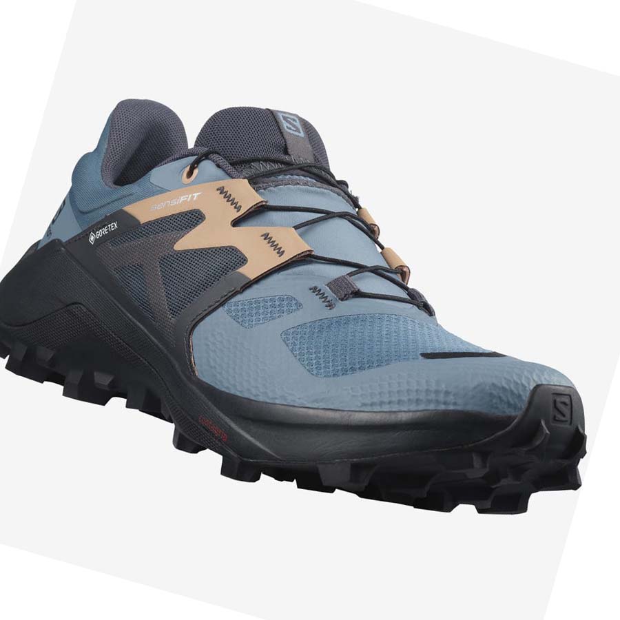 Tenis Para Trail Running Salomon WILDCROSS 2 GORE-TEX Mujer Azules | MX 2769AHK